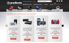 Скриншот сайта gradiente.com.br