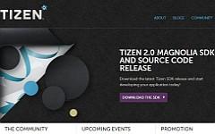 Скриншот сайта tizen.org