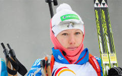 Анастасия Загоруйко. Фото с сайта biathlonrus.com