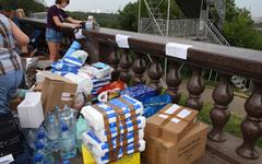 Сбор гуманитарной помощи пострадавшим от наводнения в Крымске © KM.RU, Илья Шаба