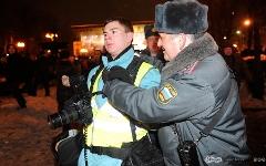 Задержание журналиста на Пушкинской площади 5 марта. © Антон Белицкий/Ridus.ru
