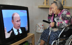 Прямая линия с Владимиром Путиным © РИА Новости, Александр Кондратюк