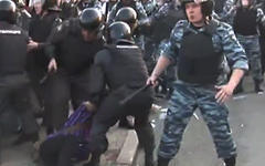 Беспорядки 6 мая. Кадр с видео в YouTube
