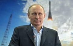 Владимир Путин во время сеанса видеосвязи с МКС. Фото с сайта президент.рф