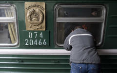Прибытие поезда из Таджикистана. © РИА Новости, Илья Питалев
