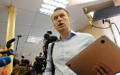 Алексей Навальный в зале суда © РИА Новости, Рамиль Ситдиков