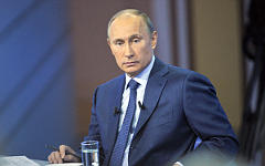 «Прямая линия с Владимиром Путиным» © РИА Новости, Алексей Никольский