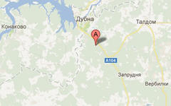 Поселок Раменский на карте Подмосковья. Иллюстрация с сайта maps.google.com