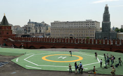 Вертолетная площадка в Кремле © РИА Новости, Алексей Филиппов