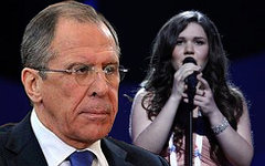 Сергей Лавров и Дина Гарипова. Коллаж © KM.RU