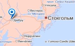 Эребру. Изображение с сайта maps.yandex.ru