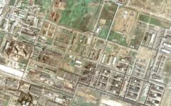 Мубарекский ГПЗ. Изображение с сайта maps.google.com