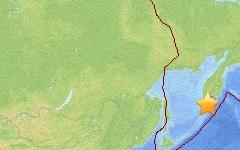 Эпицентр землетрясения. Изображение с сайта usgs.gov
