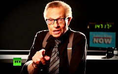 Анонс передачи Larry King Now. Скриншот с видео в YouTube