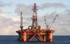 Над Штокмановским месторождением. Фото с сайта gazprom.ru