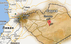 Провинция Хомс на карте. Изображение сервиса Google Maps