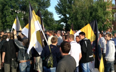 Несанкционированный митинг в Пугачеве © РИА Новости, Дмитрий Виноградов 