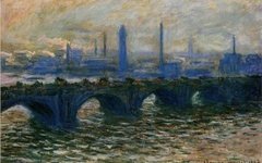 Картина Клода Моне «Мост Ватерлоо». Фото с сайта wikipaintings.org
