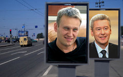 Алексей Навальный и Сергей Собянин. Коллаж © KM.RU