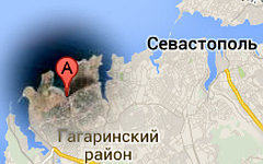 Пляж «Омега» на карте. Изображение сервиса Google Maps