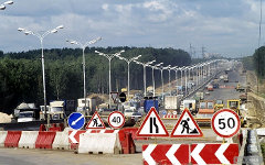 Реконструкция одной из развязок МКАД. Фото с сайта mos.ru
