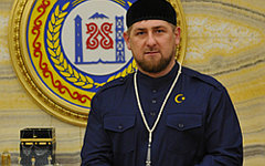 Рамзан Кадыров в мечети «Сердце Чечни». Фото с сайта serdce-chechni.ru