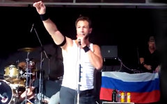 Выступление Bloodhound Gang на Украине. Стоп-кадр с видео в YouTube