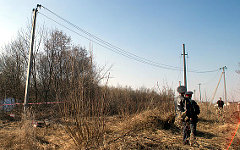Место крушения самолета в Смоленске. Фото с сайта news.vitebsk.cc