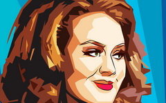 Фрагмент комикса «Fame: Adele»