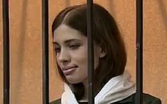 Надежда Толоконникова. Кадр телеканала Russia Today