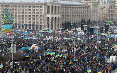 Участники «Евромайдана» © KM.RU, Алексей Белкин