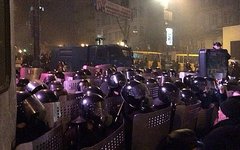 Бойцы «Беркута» в Киеве. Фото Сергея Гришина, корреспондента «Громадске ТВ»