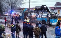 Последствия взрыва троллейбуса в Волгограде. Фото пользователя Instagram ulianov