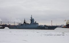 Снятый с борта «Аранды» корвет «Бойкий». Фото с сайта wikimedia.org