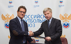 Фабио Капелло и Николай Толстых. Фото с сайта rfs.ru