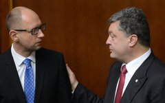 Петр Порошенко и Арсений Яценюк © РИА Новости, Евгений Котенко