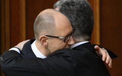 Петр Порошенко и Арсений Яценюк © РИА Новости, Евгений Котенко