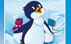 Фрагмент постера к мультфильму «Приключения пингвиненка Лоло»