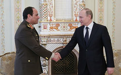 Владимир Путин и Абдель-Фаттах ас-Сиси © РИА Новости, Михаил Метцель