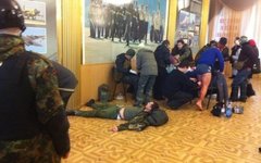 Медпункт на Майдане. Фото Андрея Ильенко с личной страницы в Facebook