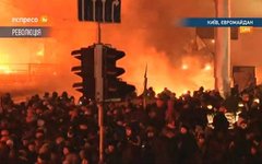 Беспорядки в Киеве. Стоп-кадр трансляции espreso.tv