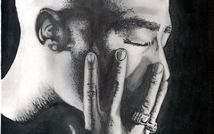Карикатура на Тупака Шакура. Изображение Makaveli75 с сайта wikipedia.org