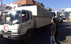 Фото из Твиттера Красного полумесяца