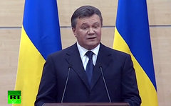 Виктор Янукович. Стоп-кадр телеканала Russia Today