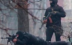 Наемники в Киеве. Стоп-кадр с видео в YouTube