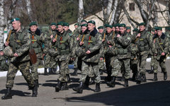 Украинские пограничники в Львовской области © РИА Новости, Павел Паламарчук