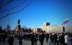Митинг в Харькове. Фото пользователя Твиттер @ashvchk