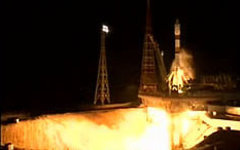 Запуск «Союз-2.1б». Фото с сайта mcc.rsa.ru