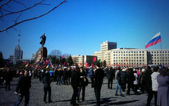 Митинг в Харькове 11 марта. Фото пользователя Твиттер @ashvchk