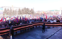 Митинг в Саратове. Фото пользователя Twitter @un_marin